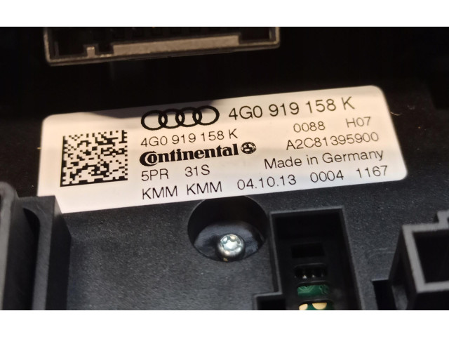 Блок управления климат-контролем 4G0919158K   Audi A7 S7 4G