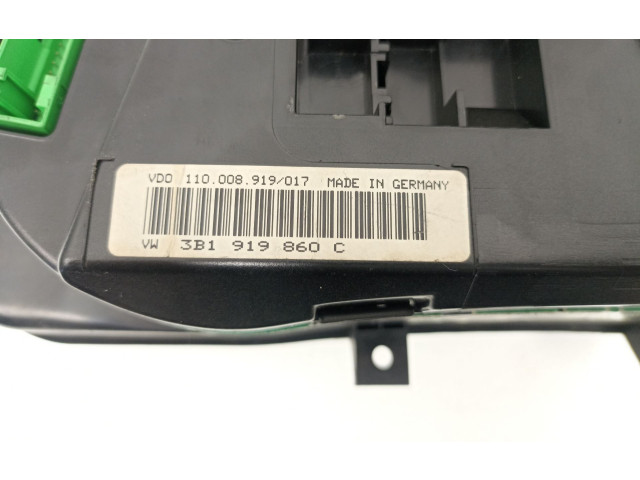 Přístrojová deska  Volkswagen Passat Alltrack 1999 3B1919860C, 110008919  