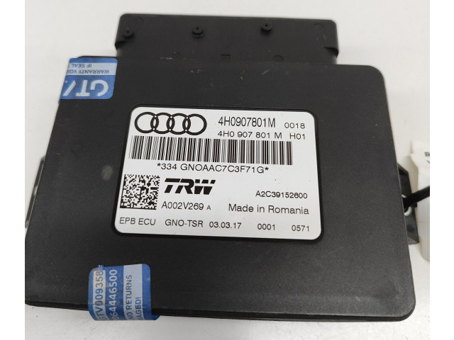 Блок управления заднего тормоза (EMF) 4H0907801M, A2C39152600 Audi A7 S7 4G