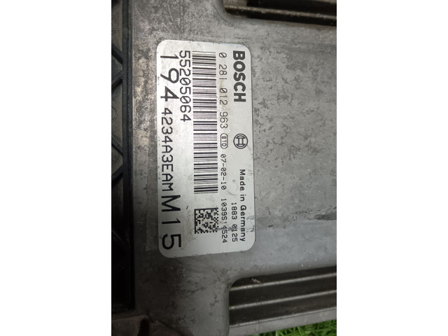 Řídící jednotka 55205064, 0281012963 Fiat Croma 2008