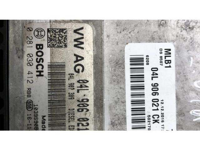 Блок управления двигателя 04L906021CK, 1039S90845 Audi Q5 SQ5