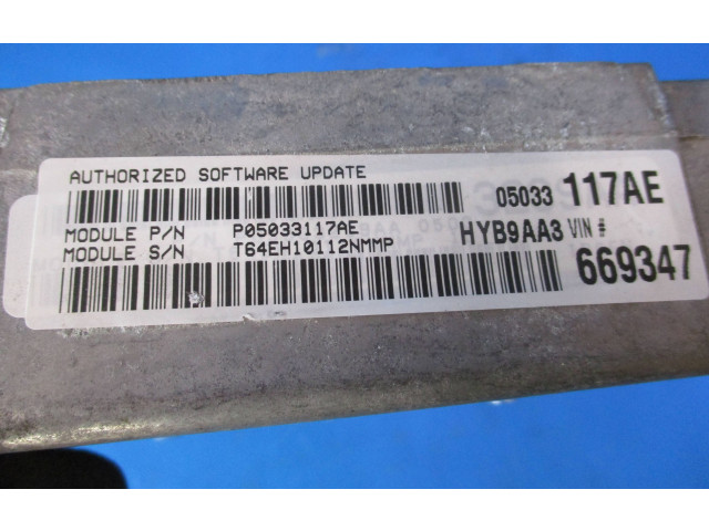 Блок управления двигателя 05033117AE, T64EH10112NMMP Chrysler PT Cruiser