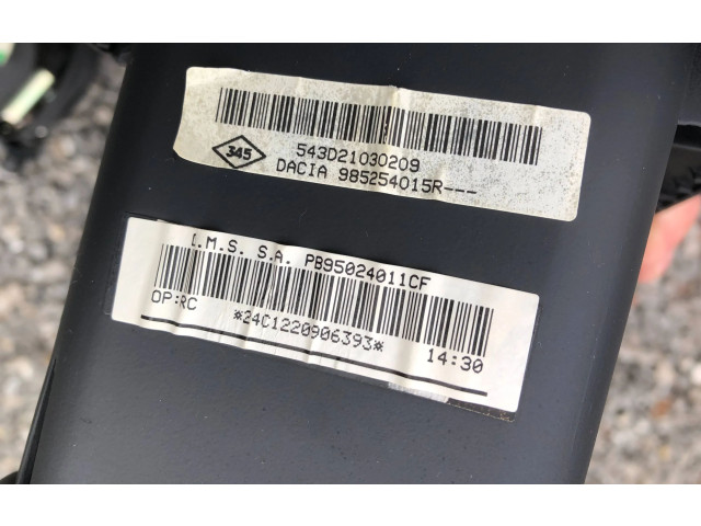 Подушка безопасности водителя 985100037   Dacia Duster