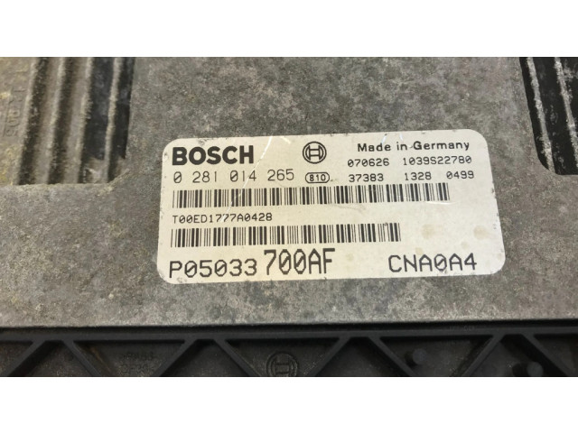 Řídící jednotka 05033700AF, K1628 Chrysler Sebring (JS) 2008