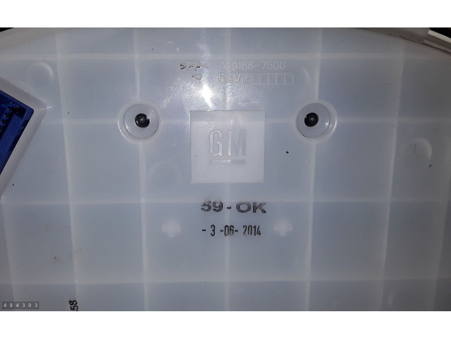 Přístrojová deska Opel Zafira C 2014 769166750u