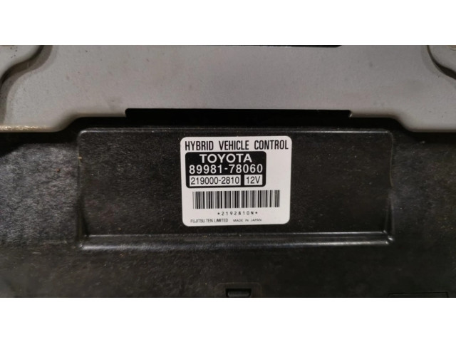 Блок управления 8998178060 Lexus NX