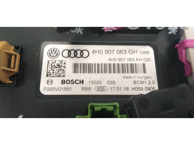 Модуль управления BSM 4H0907063GH, 4H0907063EB   Audi A6 S6 C7 4G    