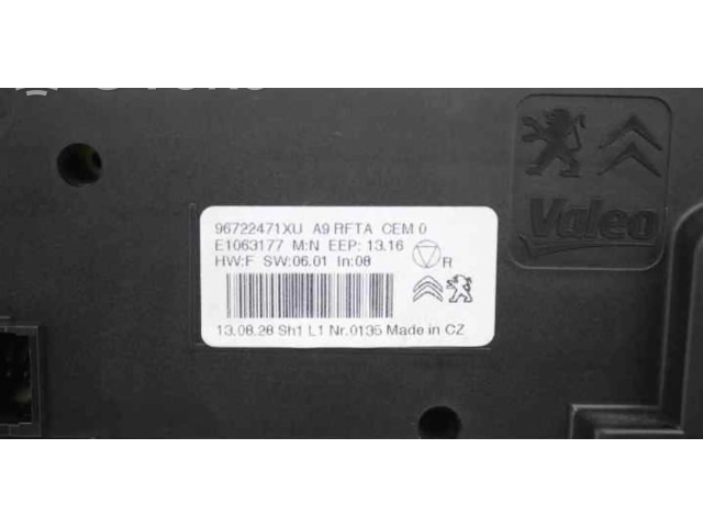 Блок управления климат-контролем 96722471XU   Peugeot 2008 I