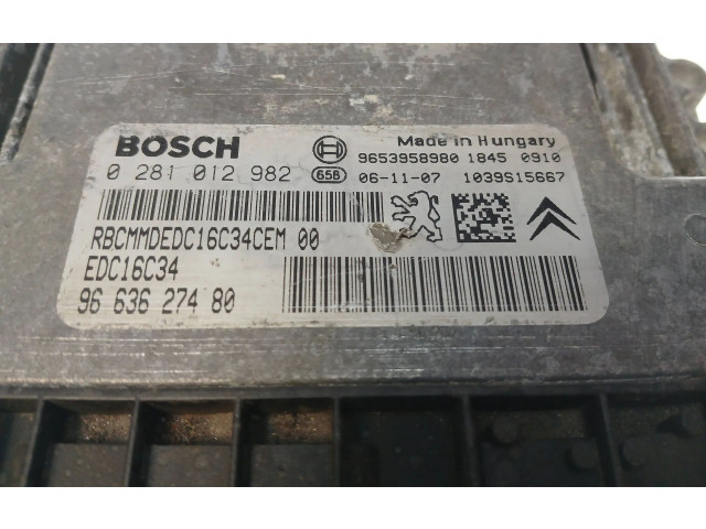 Блок АБС 9663627480, 9653958980 Fiat Scudo 2007 - 2016 года