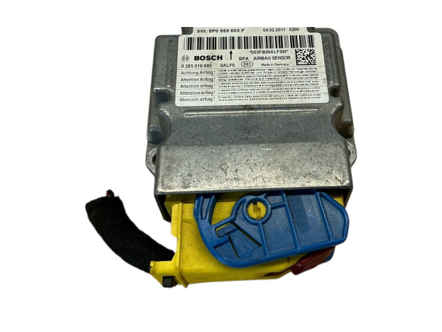 Блок подушек безопасности 8P0959655P, 0285010680 Audi A3 S3 A3 Sportback 8P