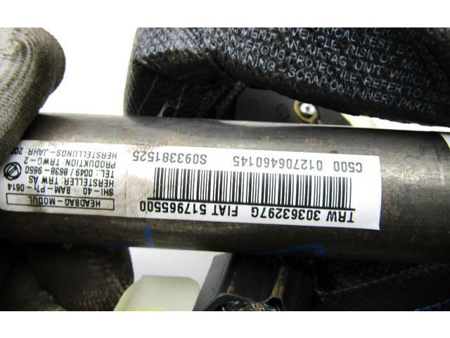 Подушка безопасности водителя 07355162010 Fiat Punto Evo