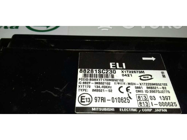 Блок управления 88281SC230, X1T22573M Subaru Forester SH