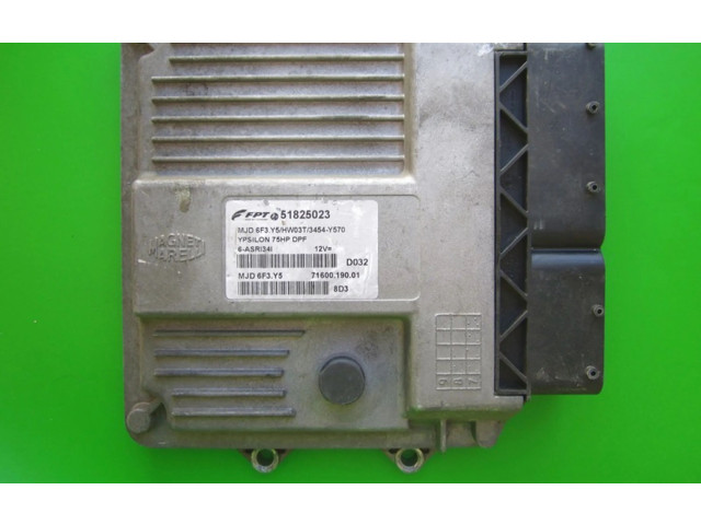 Блок управления двигателем Блок управления 51825023, 7160019001   Lancia Y 840