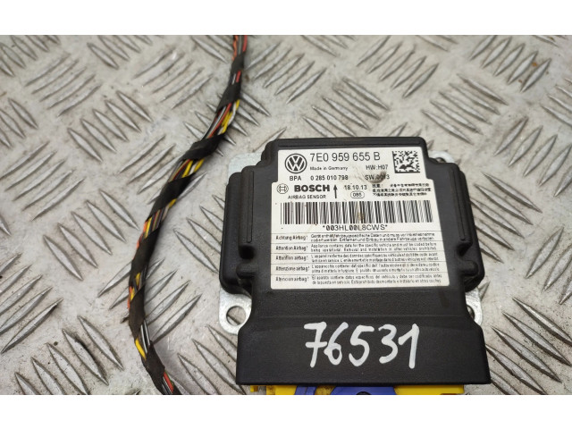 Блок подушек безопасности 7E0959655B, 0285010798   Volkswagen Caddy