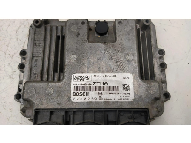 Блок управления двигателя 0281012530, 6M6112A650BA Mazda 3