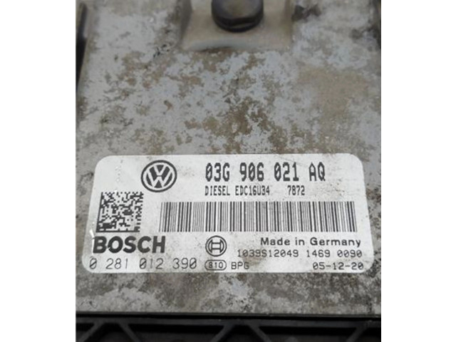 Блок управления 03G906021AQ, 03G906021AQ   Volkswagen Caddy