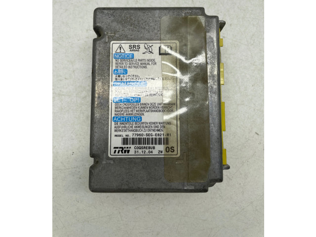 Блок подушек безопасности 77960SEGE821M1, 311204 Honda Accord