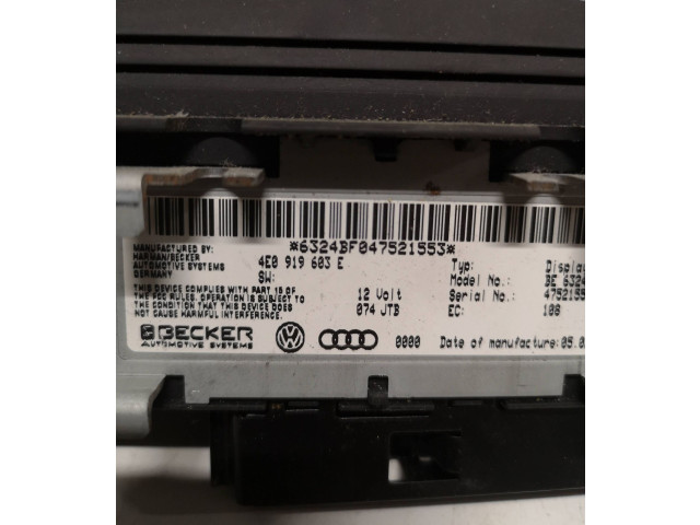 Дисплей    4E0919603E   Audi A8 S8 D3 4E