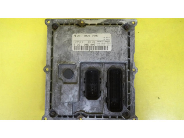 Блок управления двигателя 0261205006, 0010020V001 Smart ForTwo I