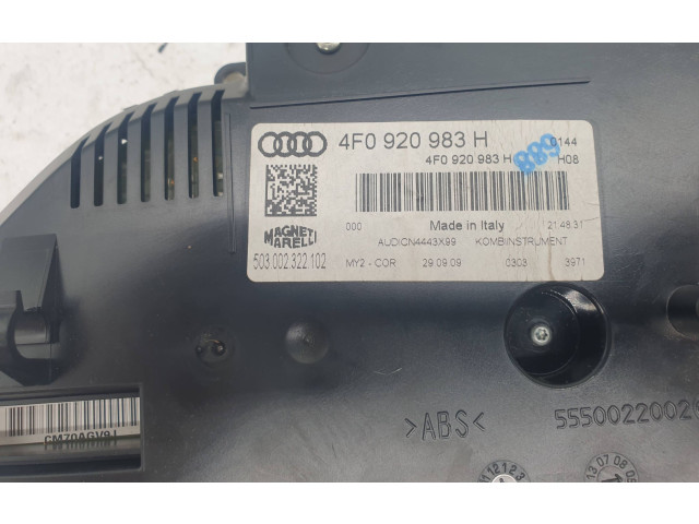 Панель приборов 4F0920983H   Audi A6 S6 C6 4F       