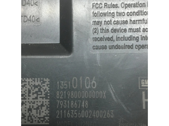 Блок управления 13510106   Chevrolet Camaro