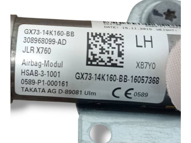 Боковая подушка безопасности GX7314K160BB, 308968099AD Jaguar XE
