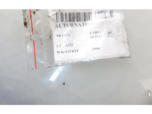 Генератор Skoda Fabia Mk1 (6Y)