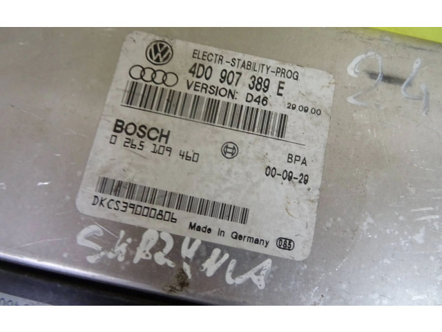 Блок управления АБС 4D0907389E   Audi A8 S8 D2 4D