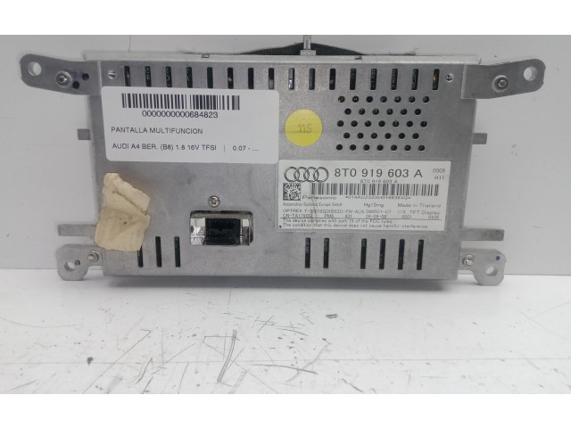 Дисплей 8T0919603A Audi A4 Allroad