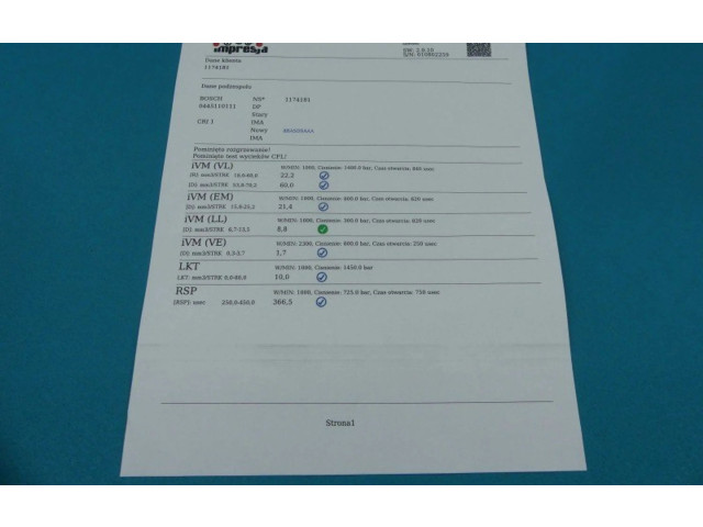 Vstřikovač 0445110111, IMPRK1174181 Alfa Romeo GT