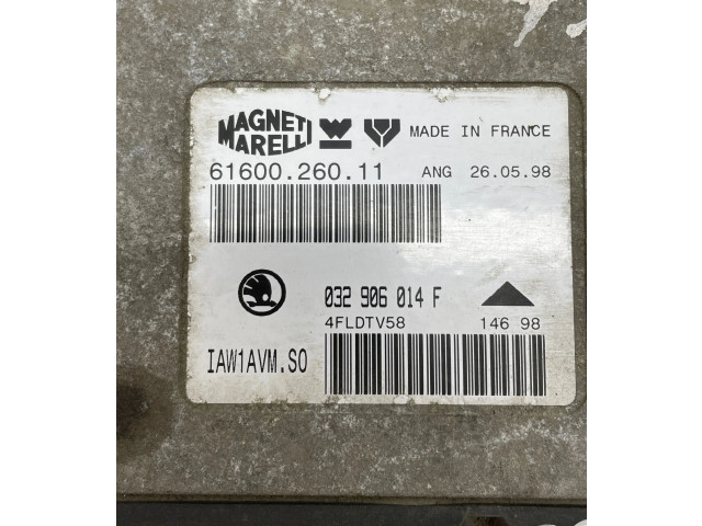 Блок управления двигателя 032906014F, 4FLDTV58 Skoda Octavia Mk1 (1U)