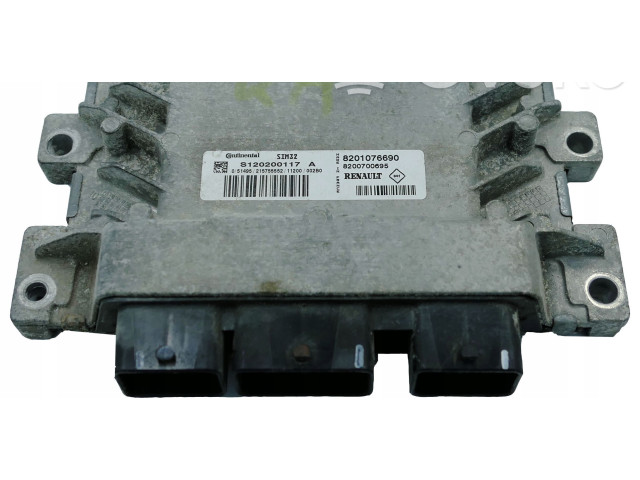 Блок управления двигателя 8201076690, S120200117 Renault Twingo II