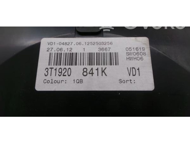 Панель приборов 3T1920841K, A2C53219665 Skoda Superb B6 (3T)