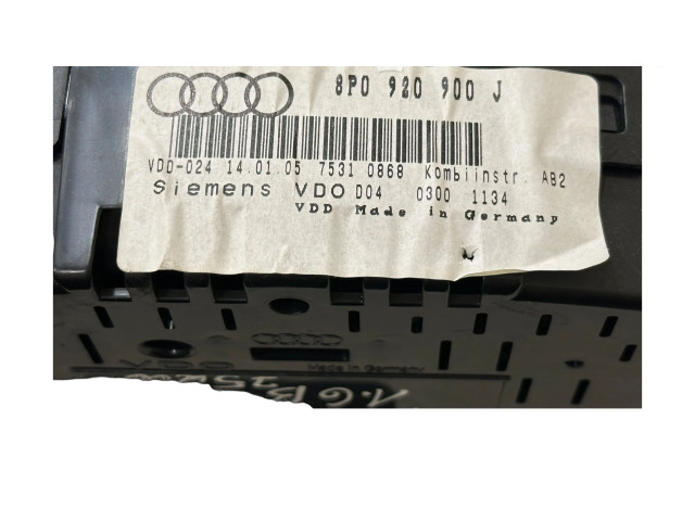 Панель приборов 8P0920900J   Audi A3 S3 8P       
