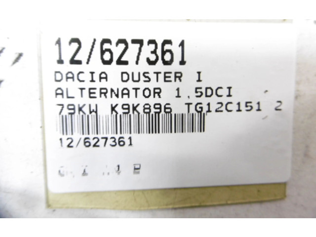 Генератор 231007707R, 231007707R Dacia Duster