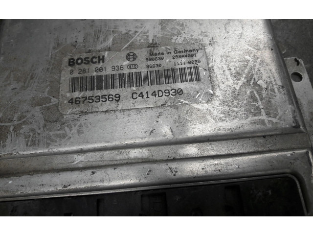 Řídící jednotka 0281001936 Alfa Romeo 145 - 146 1998