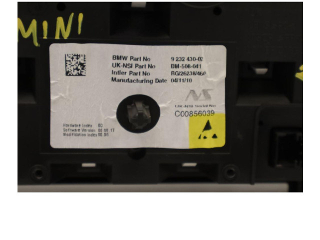 Панель приборов 9232430-02 Mini One - Cooper Coupe R56