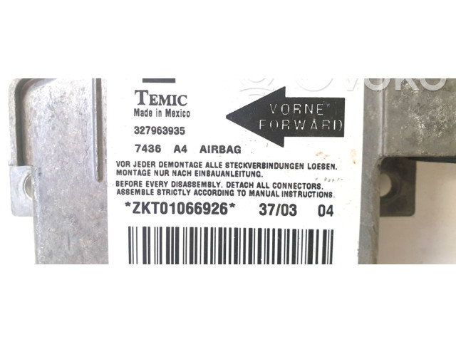 Блок подушек безопасности 13158713 Opel Meriva A