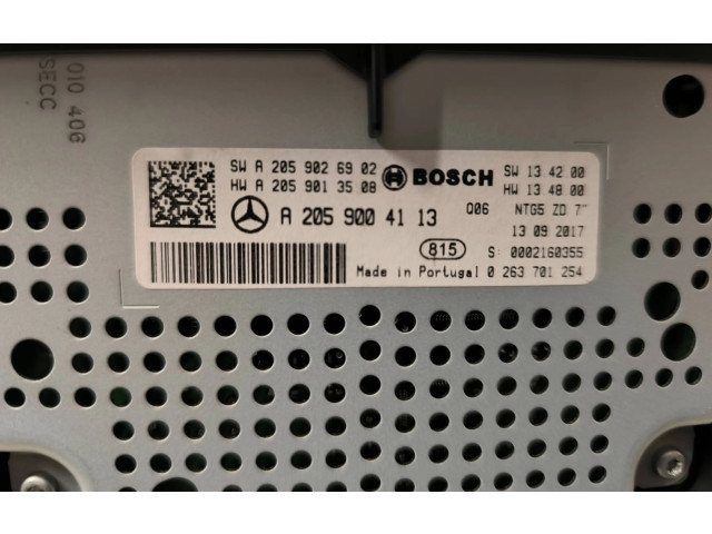 Дисплей    A2059004113, A2059013508   Mercedes-Benz V Class W447