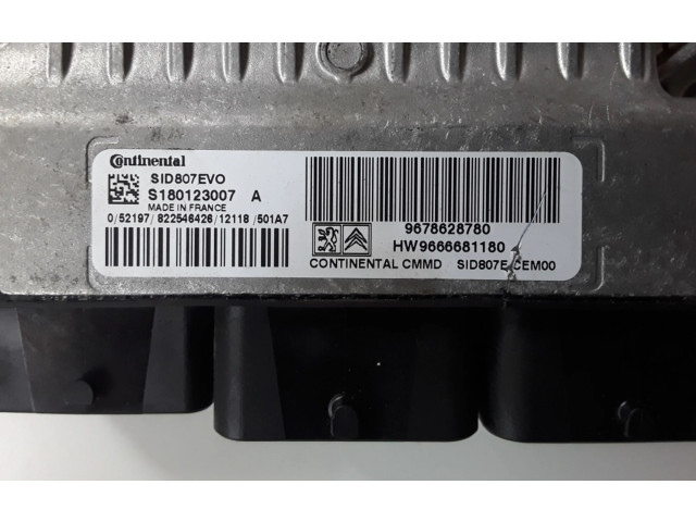 Řídící jednotka 9678628780, S180123007 Peugeot 508 2012
