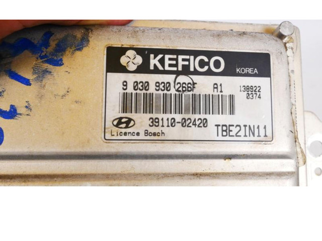 Блок управления двигателя 3911002420 Hyundai Getz