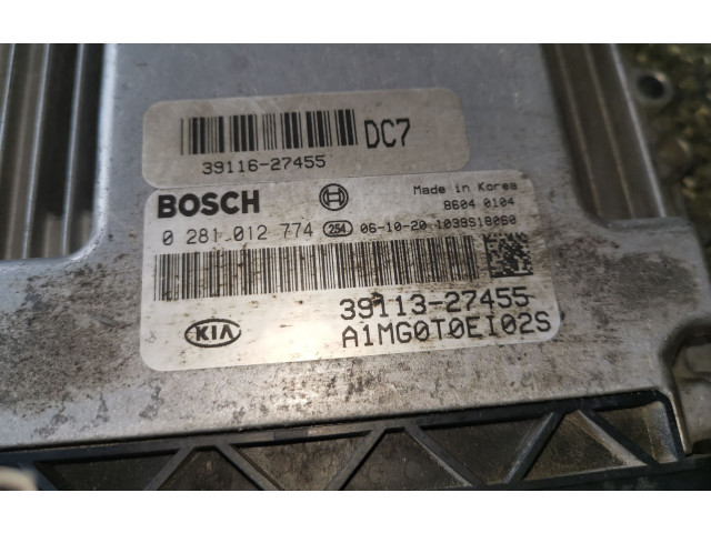 Řídící jednotka 0281012774, 3911327455 KIA Magentis 2009