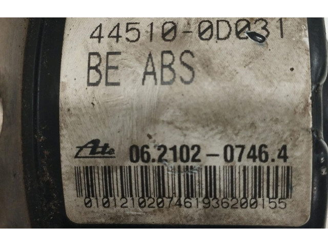 Блок АБС Toyota Yaris Verso 1999 - 2005 года