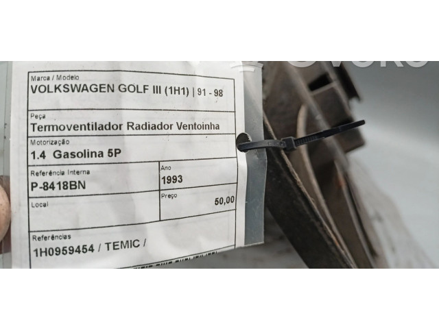 Вентилятор печки 1H0959454, TEMIC Volkswagen Golf III