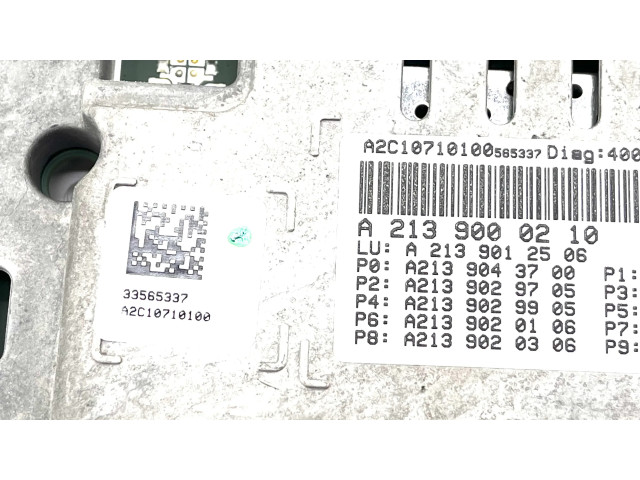 Přístrojová deska  Mercedes-Benz E W213 2017 a2139000210, a2139012506  