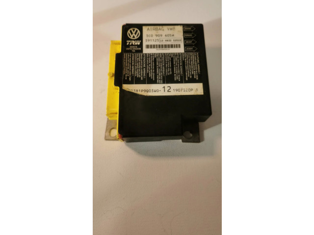 Блок подушек безопасности 3C0909605M, 391125   Volkswagen PASSAT B6