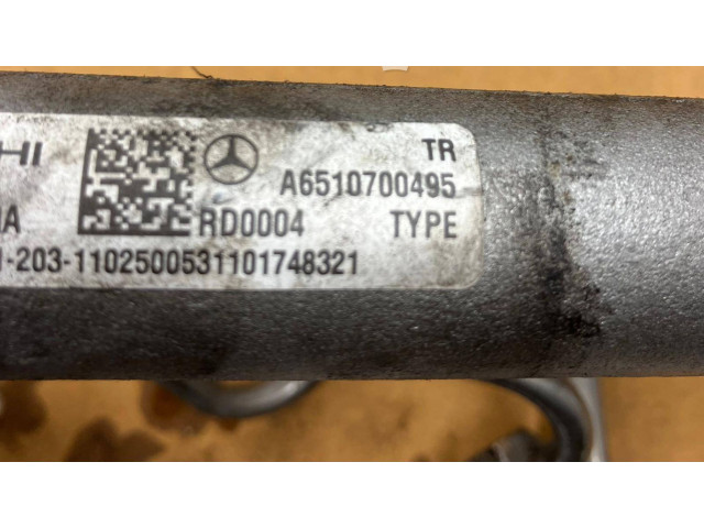 Топливная рампа A6510700495, A6510700700   Mercedes-Benz C W205   для двигателя M 177.980