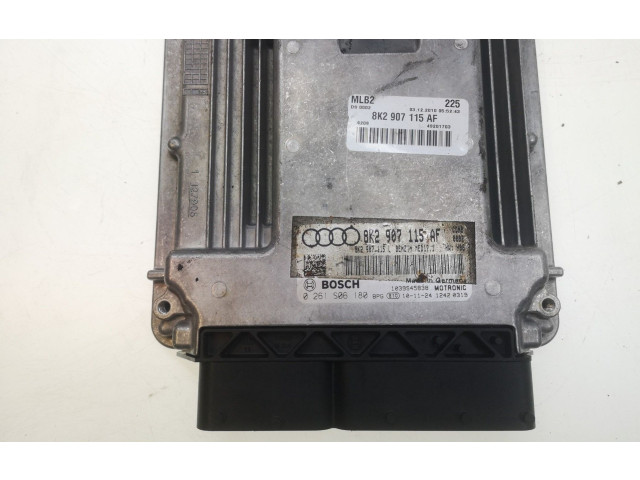 Блок управления двигателя 8K2907115AF, 8K2907115L Audi A4 S4 B8 8K