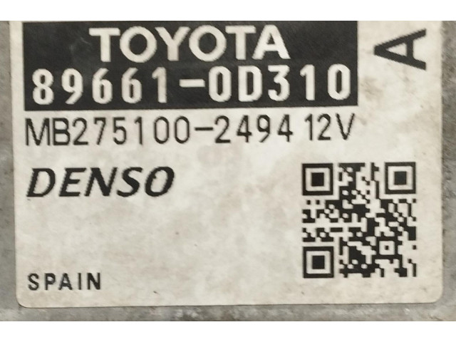 Řídící jednotka 89661-0D310, 89661-0D310 Toyota Yaris 2005