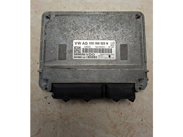 Блок управления двигателя 03D906023N, 03D906023 Skoda Fabia Mk2 (5J)